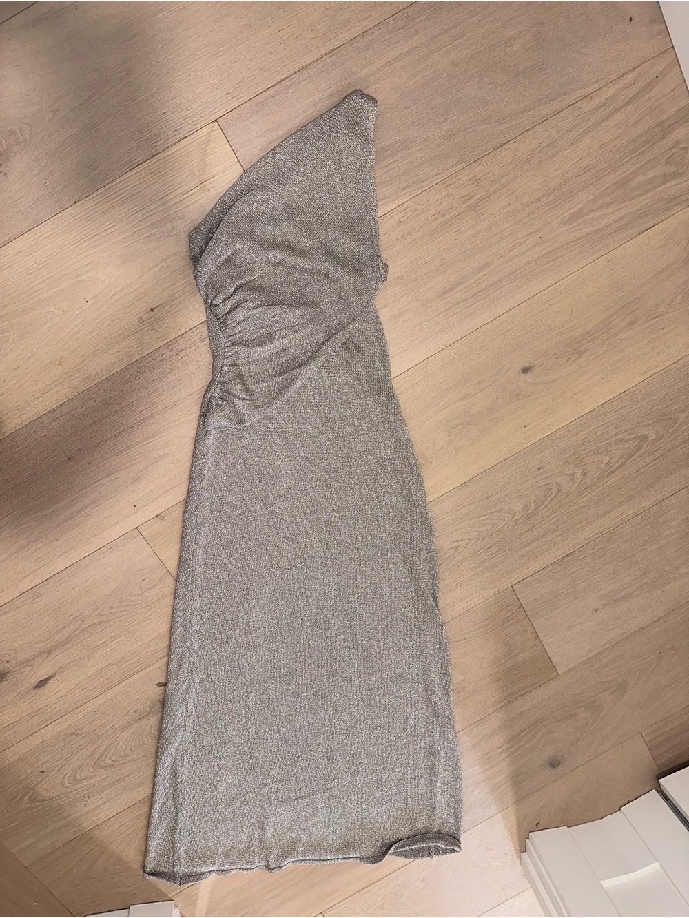 Meshki Silver Halter Maxi Dress - Picture 3 of 4
